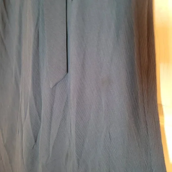 Soft Surroundings Savannah Women's Navy Crinkle Maxi Dress Petite XS - Picture 2 of 13